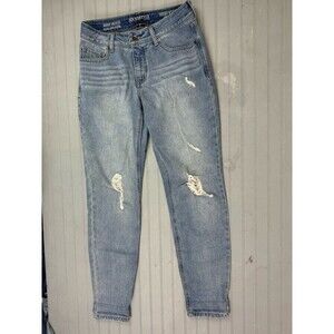 SoundStyle Size 6 Women Jeans Mid Rise Distress Jamie Skinny Light Wash Stretch